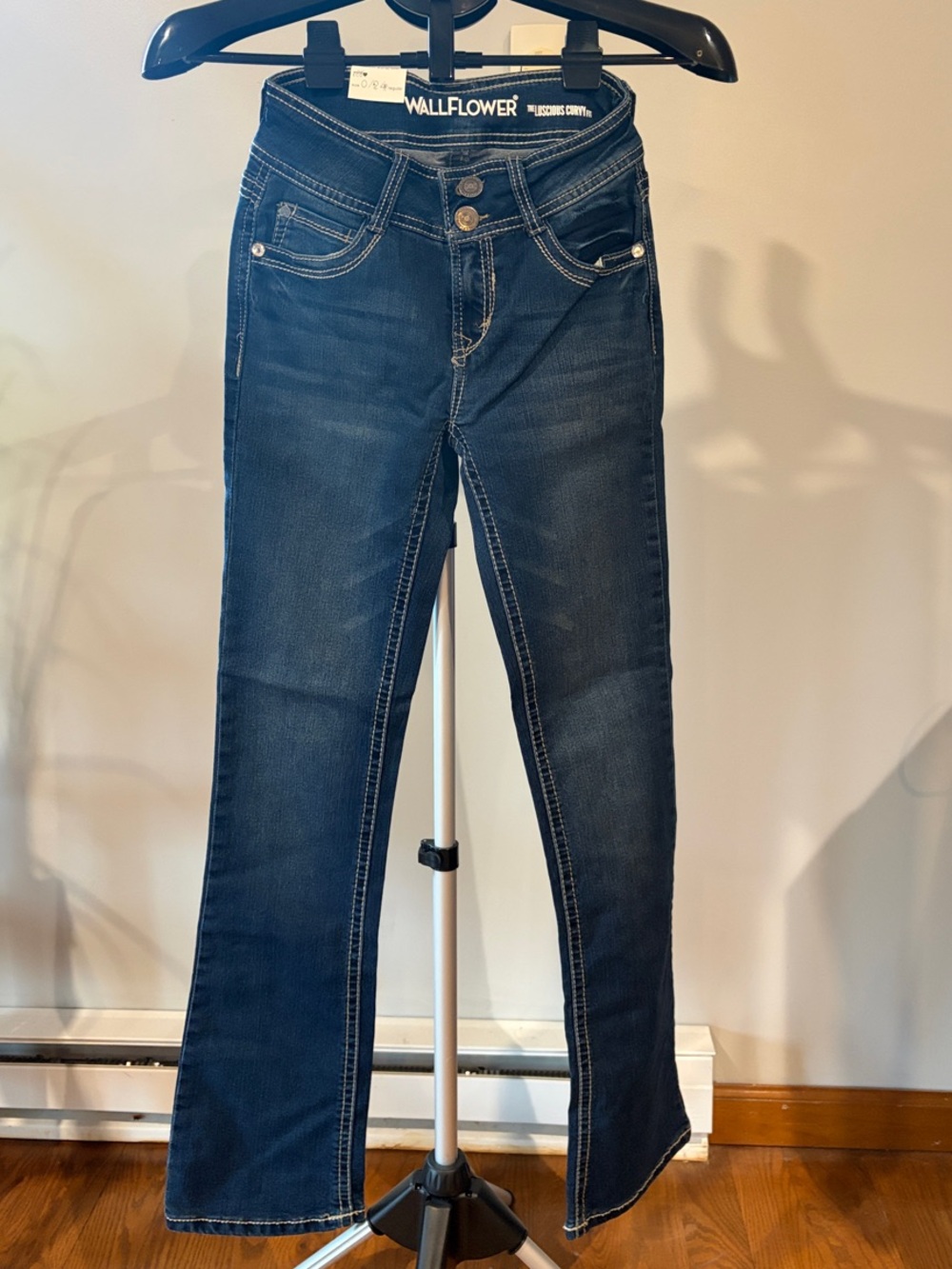 Wallflower Indigo boot cut Jeans with Contrast Stitching